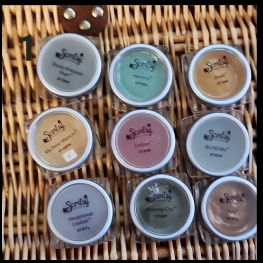 Scentsy Wax Large Testers Set of 9